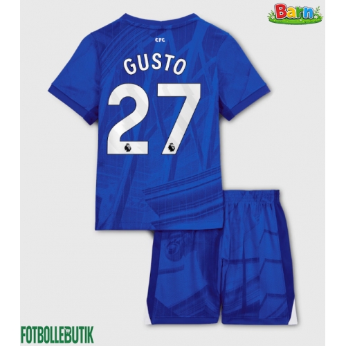 Chelsea Malo Gusto #27 Hemmaställ Barn 2025-26 Kortärmad (+ Korta byxor)